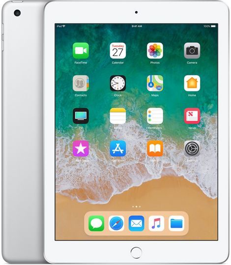 Планшет Apple iPad 9.7 (2018) Wi-Fi + Celluar 128GB Серебристый