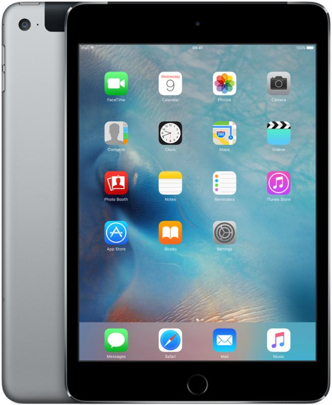 Планшет Apple iPad Mini 4 Wi-Fi + Celluar 128GB Серый космос