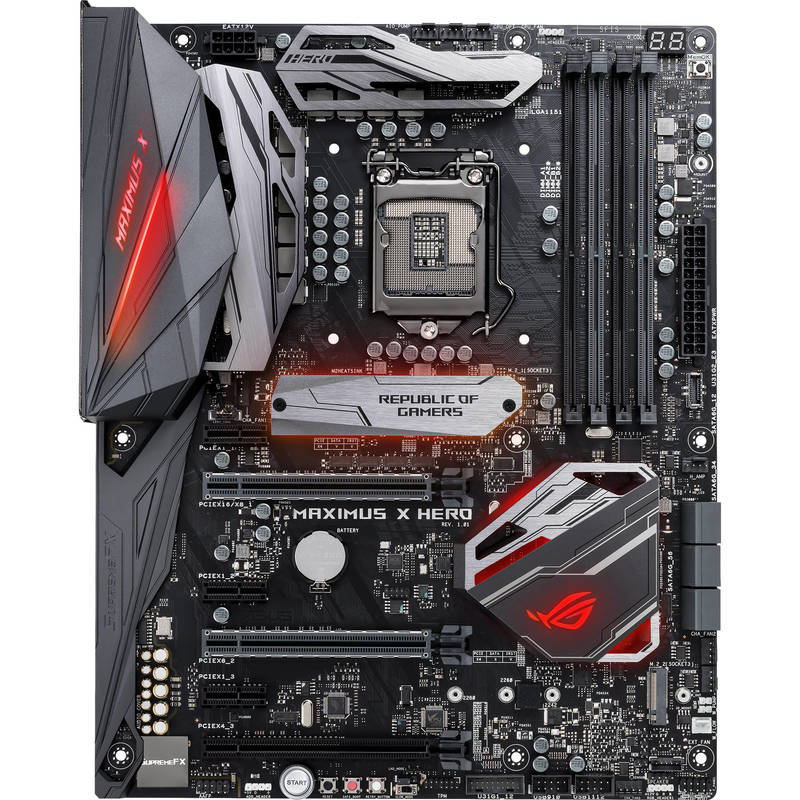 Материнская плата Asus ROG MAXIMUS X HERO LGA 1151v2, ATX, Retail