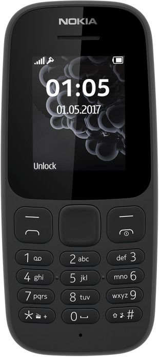 Мобильный телефон Nokia 105 (2017) Dual Sim Черный