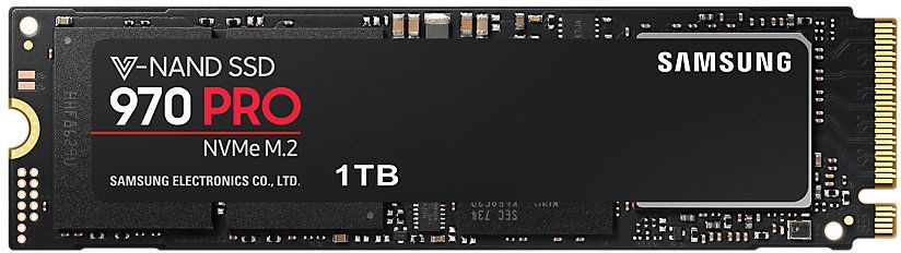 SSD Накопитель Samsung 970 PRO, 1 024Gb, M.2 2280, PCI-E x4, SSD (MZ-V7P1T0BW)