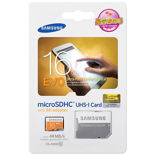 Карта памяти Samsung Micro SDHC PRO 16GB Class 10 Переходник в комплекте (MB-MG16DA/RU)