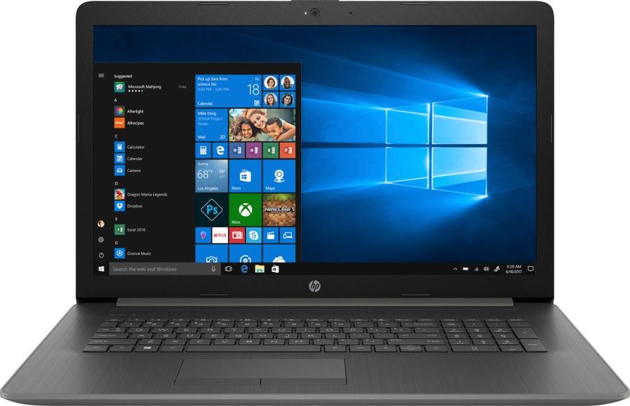 Ноутбук HP 17-by0021ur ( Intel Core i5 8250U/8Gb/1000Gb HDD/AMD Radeon 530/17,3"/1600x900/DVD-RW/Windows 10) Серый