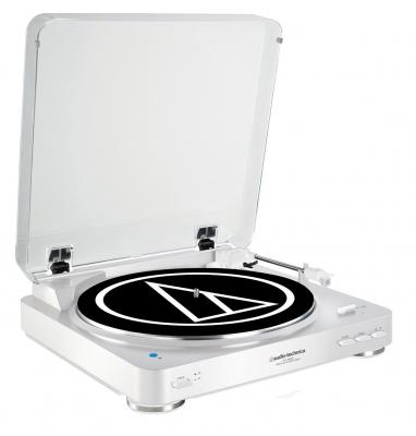 Виниловый проигрыватель Audio-Technica AT-LP60BT White