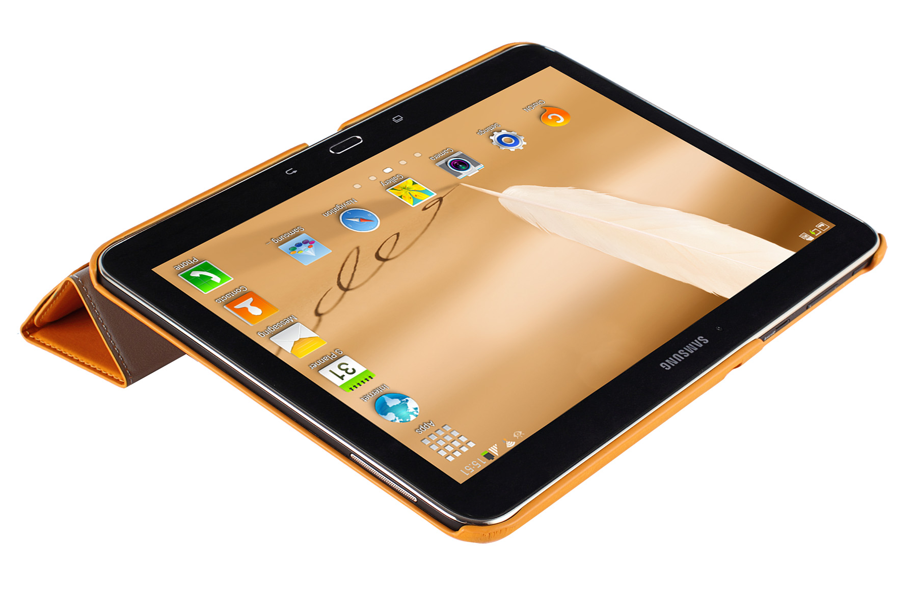 Чехол-книжка G-Case Slim Premium для Samsung Galaxy Tab 4 10.1 Orange