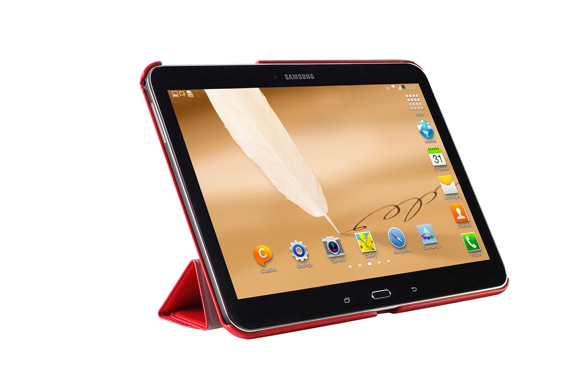 Чехол-книжка G-Case Slim Premium для Samsung Galaxy Tab 4 10.1 Red