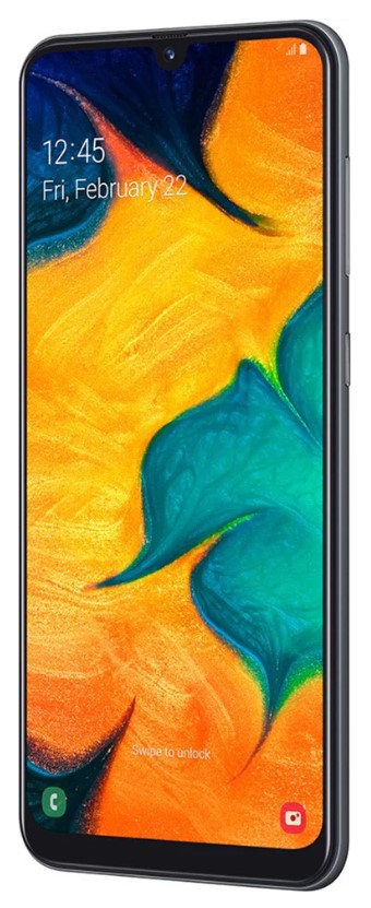 Смартфон Samsung Galaxy A30 64GB Black (Черный)