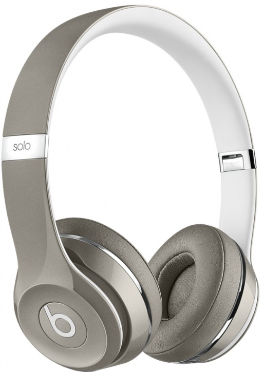 Накладные наушники Beats Solo 2 Luxe Edition Silver (Серебристый)