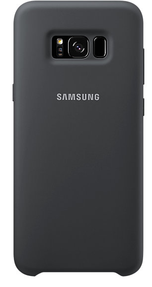 Силиконовая накладка Silicon Silky And Soft-Touch Finish для Samsung Galaxy S8 Plus Черный