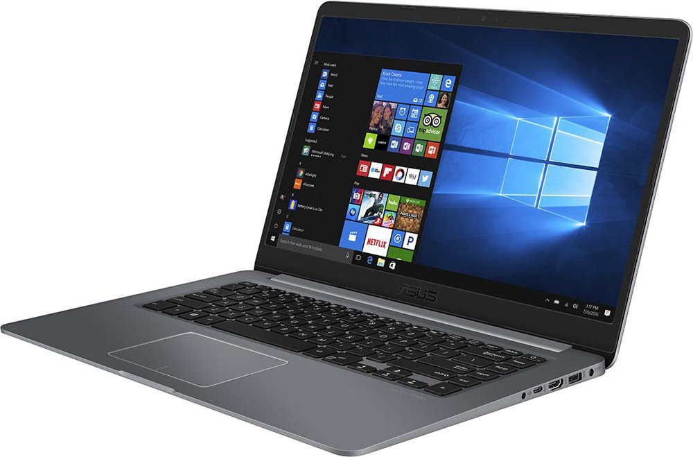 Ноутбук Asus S510UF-BQ055T ( Intel Core i7 8550U/12Gb/1000Gb HDD/128Gb SSD/nVidia GeForce Mx130/15,6"/1920x1080/Нет/Windows 10) Серый