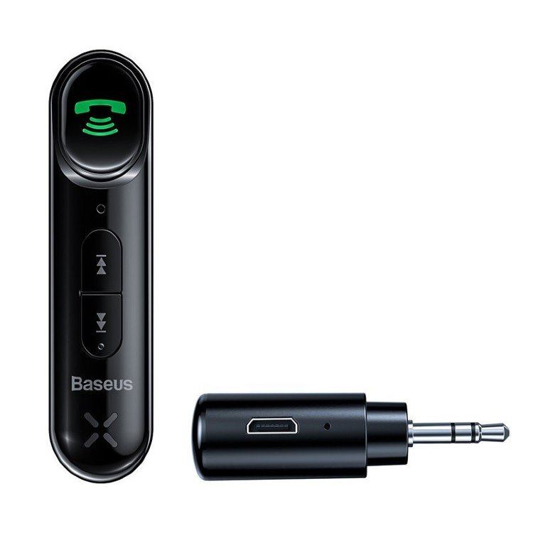 Адаптер Baseus Qiyin AUX Car Bluetooth Receiver (WXQY-01) Black (Черный)