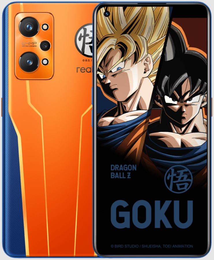 Смартфон Realme GT Neo 3T 256GB Global Dragon Ball Z Edition (Желтый)