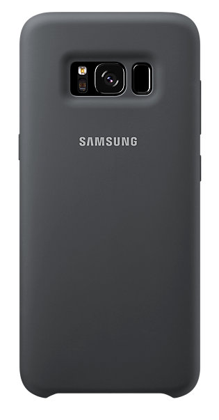 Силиконовая накладка Silicon Silky And Soft-Touch Finish для Samsung Galaxy S8 Серый
