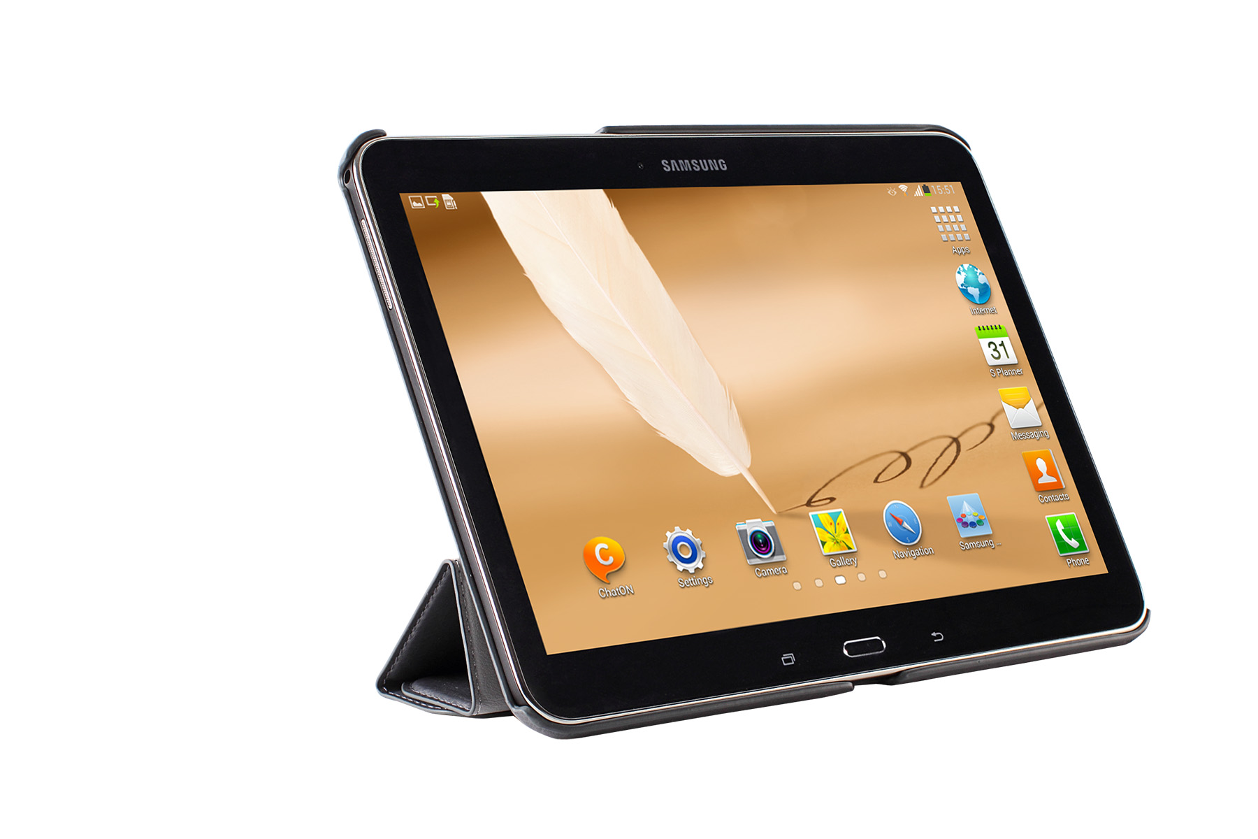Чехол-книжка G-Case Slim Premium для Samsung Galaxy Tab 4 10.1 Silver
