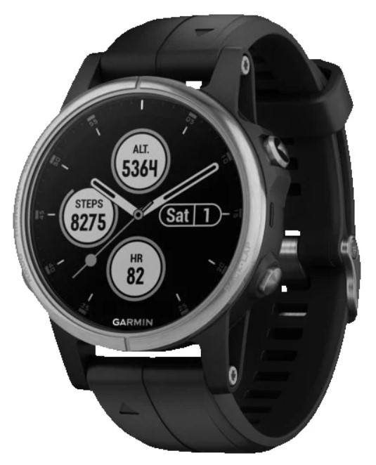 Умные часы Garmin Fenix 5S Plus Black (Черный)