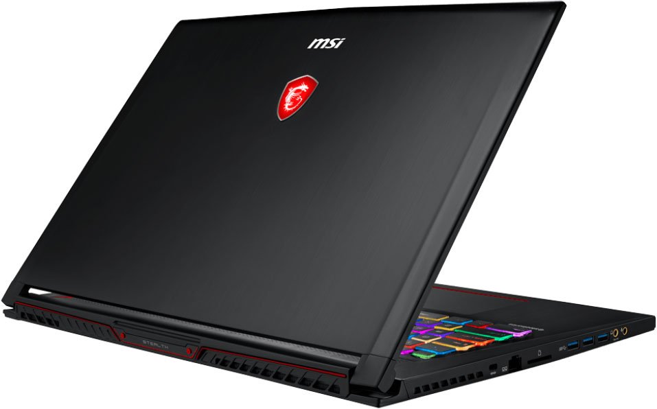 Ноутбук MSI Stealth GS73 8RE-019RU ( Intel Core i7 8750H/16Gb/1000Gb HDD/128Gb SSD/nVidia GeForce GTX 1060/17,3"/1920x1080/Нет/Windows 10) Черный