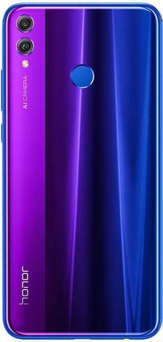Смартфон Honor 8X 4/128GB Мерцающий синий