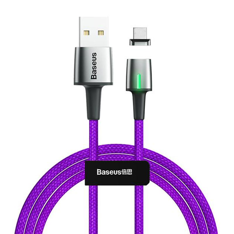 Кабель Micro USB Baseus CAMXC-B05 Zinc Magnetic Cable USB For Micro 1.5A 2м Purple (Фиолетовый)