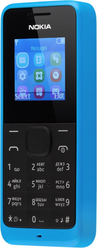 Мобильный телефон Nokia 105 Dual Sim Blue