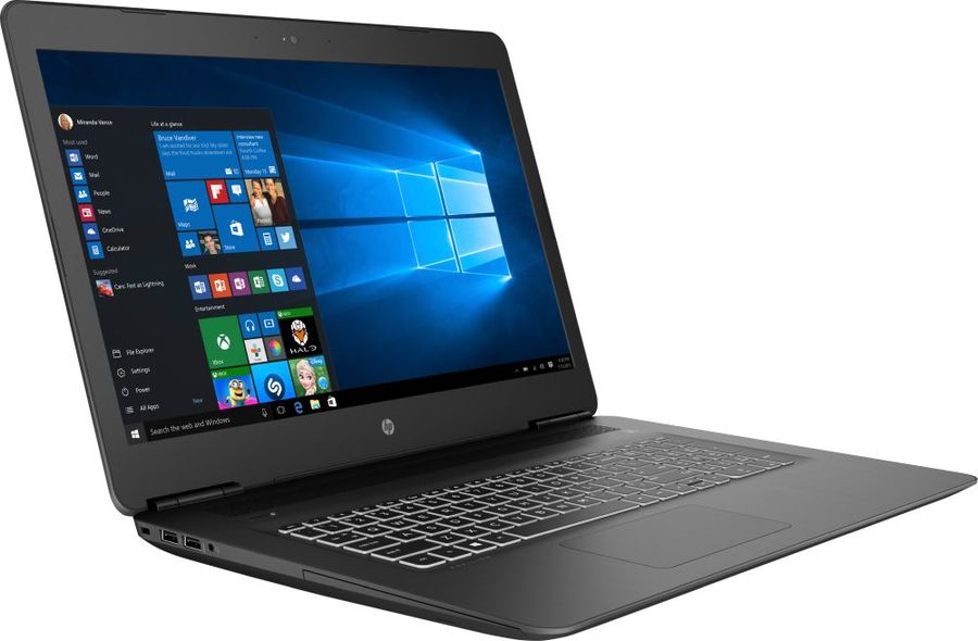 Ноутбук HP 17-ab406ur ( Intel Core i5 8300H/8Gb/1000Gb HDD/128Gb SSD/nVidia GeForce GTX 1050 Ti/17,3"/1920x1080/DVD-RW/Windows 10) Черный