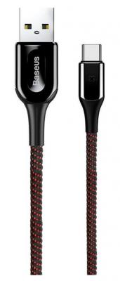 Кабель Type-C Baseus CATXD-A01 X-type Light Cable for Type-C 3A 1м Black (Черный) Круглый