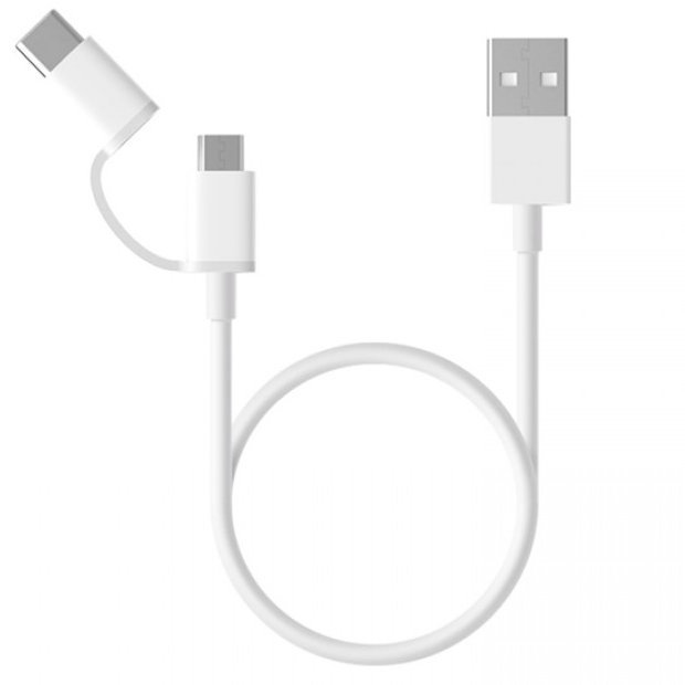 Кабель Xiaomi ZMI Micro USB/Type-C 1м Круглый (SJX02ZM)