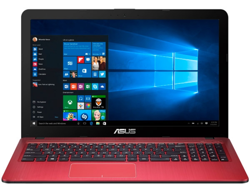 Ноутбук Asus X540LJ-XX764T ( Intel Core i3 5005U/4Gb/500Gb HDD/nVidia GeForce 920M/15,6"/1366x768/Нет/Windows 10) Красный
