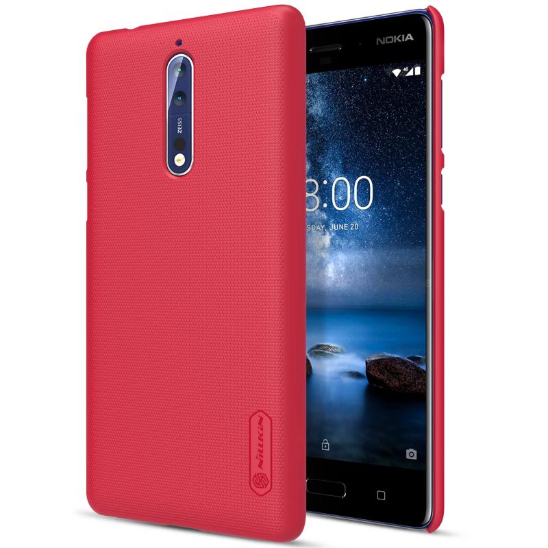 Накладка Nillkin Frosted Shield для Nokia 8 Красный