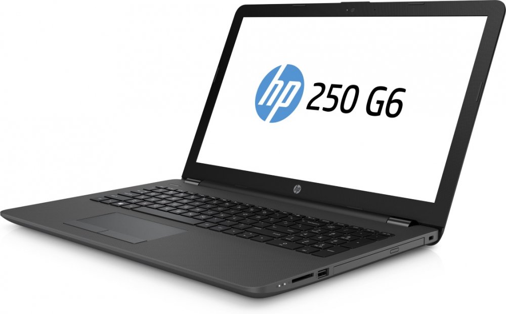 Ноутбук HP 250 G6 ( Intel Core i5 7200U/4Gb/1000Gb HDD/Intel HD Graphics 620/15,6"/1366x768/DVD-RW/Windows 10 Professional) Черный