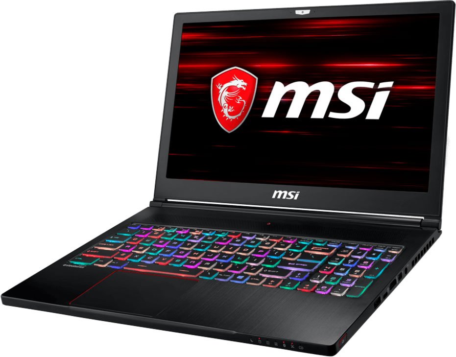Ноутбук MSI Stealth GS63 8RE-021RU ( Intel Core i7 8750H/16Gb/1000Gb HDD/128Gb SSD/nVidia GeForce GTX 1060/15,6"/1920x1080/Нет/Windows 10) Черный