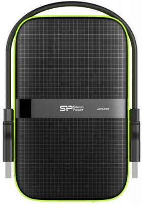 Внешний HDD Silicon Power Armor A60  Черный/зеленый (sp040tbphda60s3k)