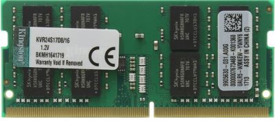 Оперативная память KINGSTON VALUERAM KVR24S17D8/16 DDR4 - 16Гб 2400, SO-DIMM, Ret