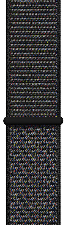 Умные часы Apple Watch Series 4, 40 мм, корпус из алюминия цвета «серый космос», спортивный браслет черного цвета