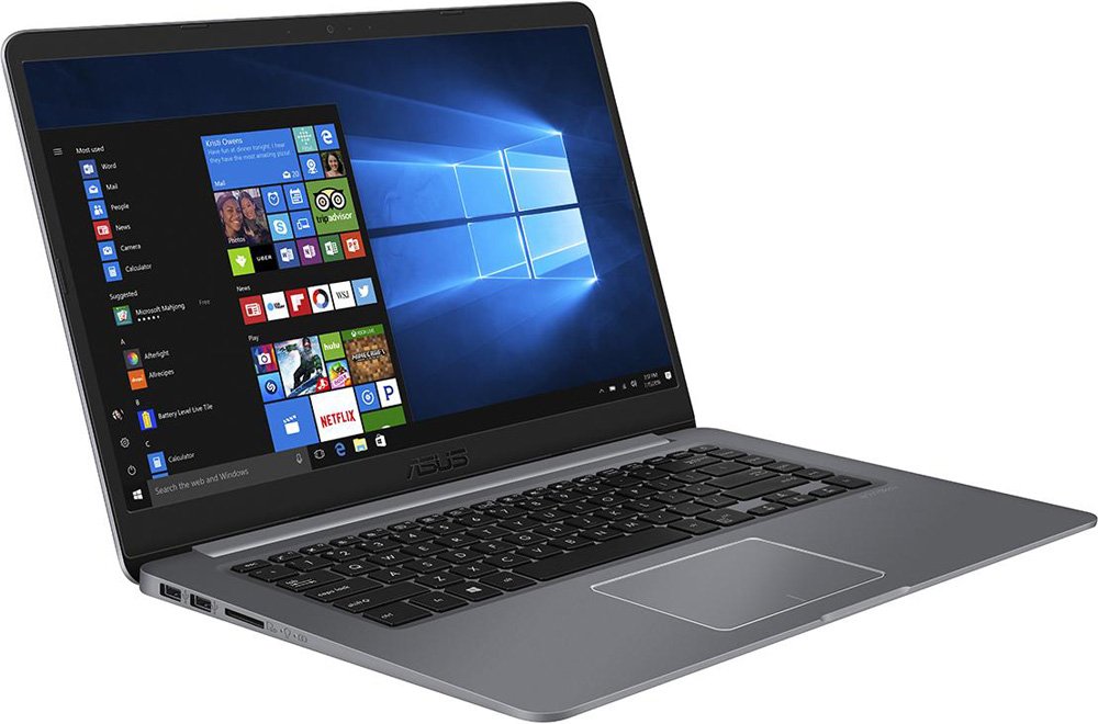 Ноутбук Asus S510UF-BQ054T ( Intel Core i5 8250U/8Gb/1000Gb HDD/nVidia GeForce Mx130/15,6"/1920x1080/Нет/Windows 10) Серый