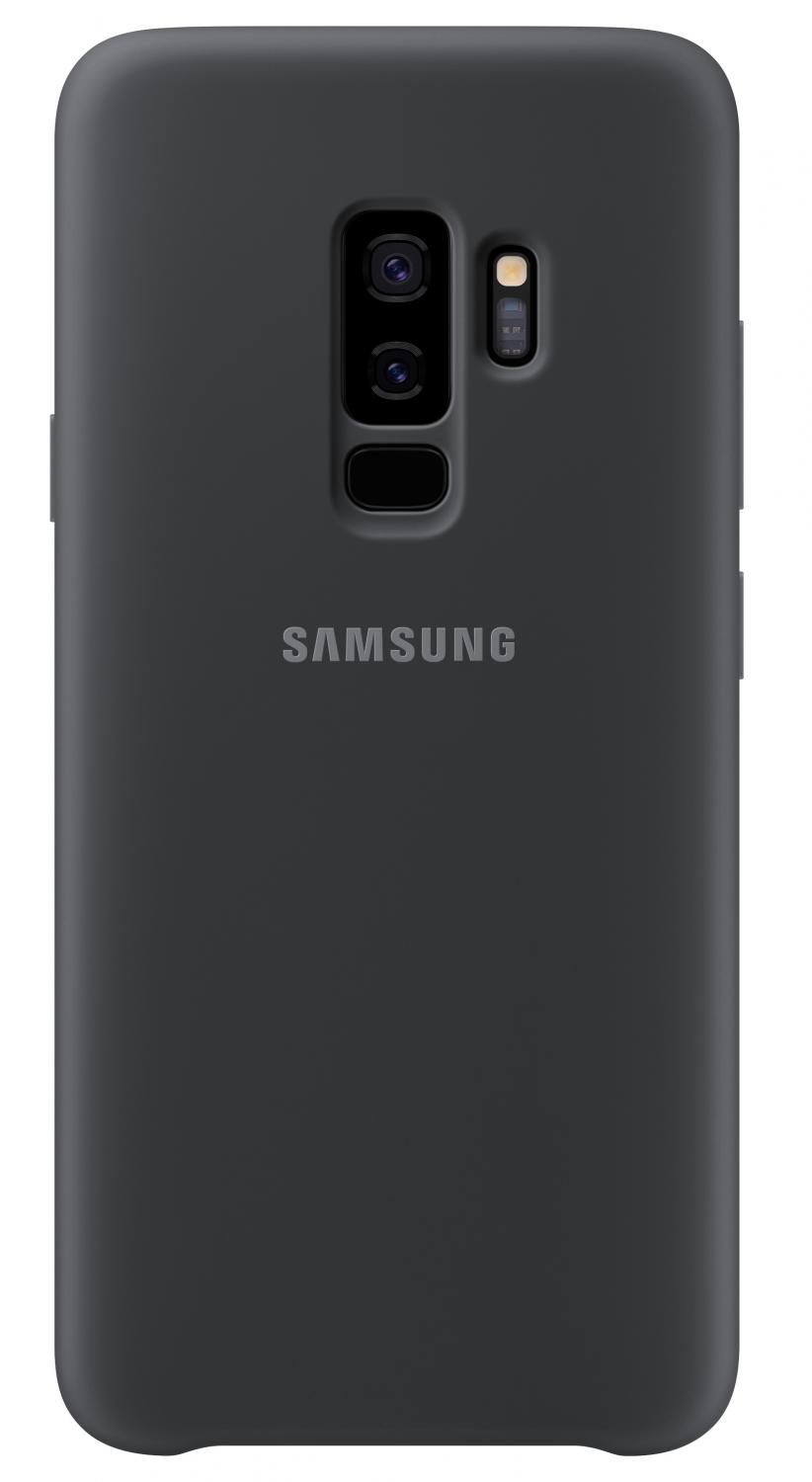 Силиконовая накладка Silicon Silky And Soft-Touch Finish для Samsung Galaxy S9+ Черный
