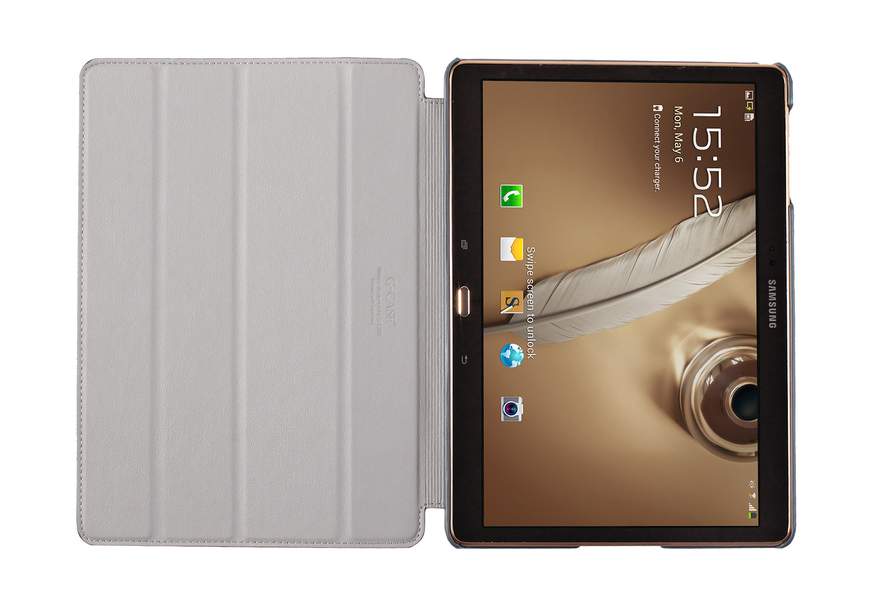 Чехол-книжка G-Case Slim Premium для Samsung Galaxy Tab S 10.5 Silver