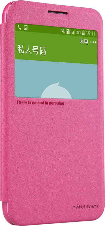 Чехол-книжка Nillkin Sparkle для Samsung Galaxy E7/E700 Pink