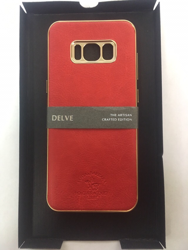 Накладка Santa Barbara Delve для Samsung Galaxy S8 Plus Красный/золотой