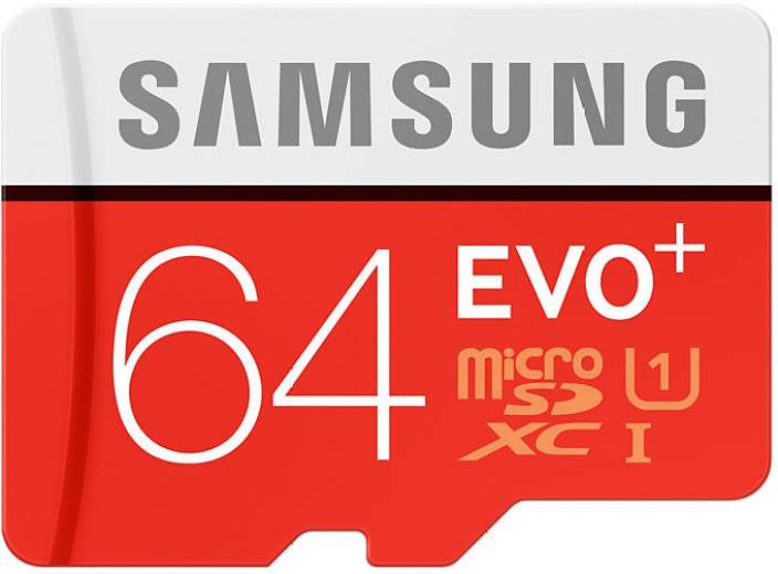 Карта памяти Samsung Micro SDXC Evo Plus 64GB Class 10 Переходник в комплекте (MB-MC64)