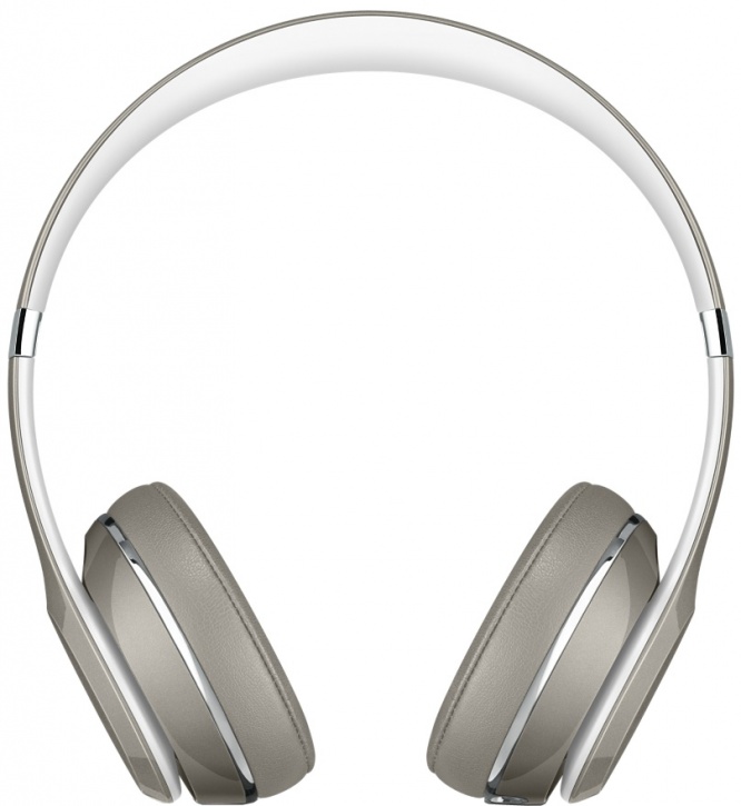 Накладные наушники Beats Solo 2 Luxe Edition Silver (Серебристый)