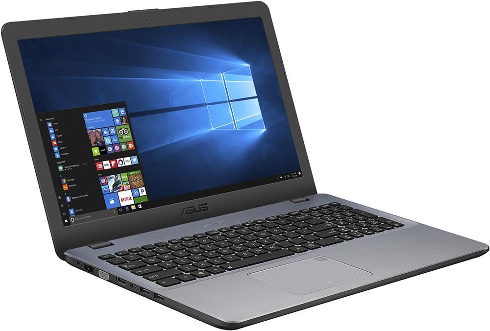 Ноутбук Asus VivoBook X542UQ-DM380 ( Intel Core i7 7500U/8Gb/1000Gb HDD/128Gb SSD/nVidia GeForce 940MX/15,6"/1920x1080/Нет/Endless) Темно-серый