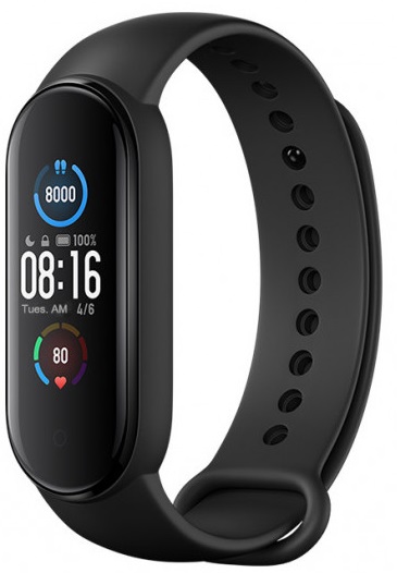 Фитнес браслет Xiaomi Mi Smart Band 5 Black (Черный)