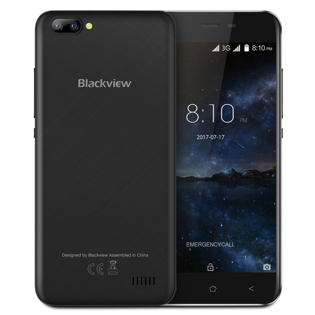 Смартфон Blackview A7 8GB Черный