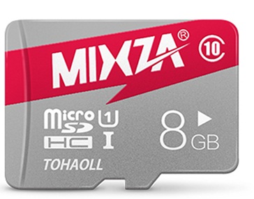 Карта памяти Mixza Micro SDHC Tohaoll 8GB Class 10 Без переходника