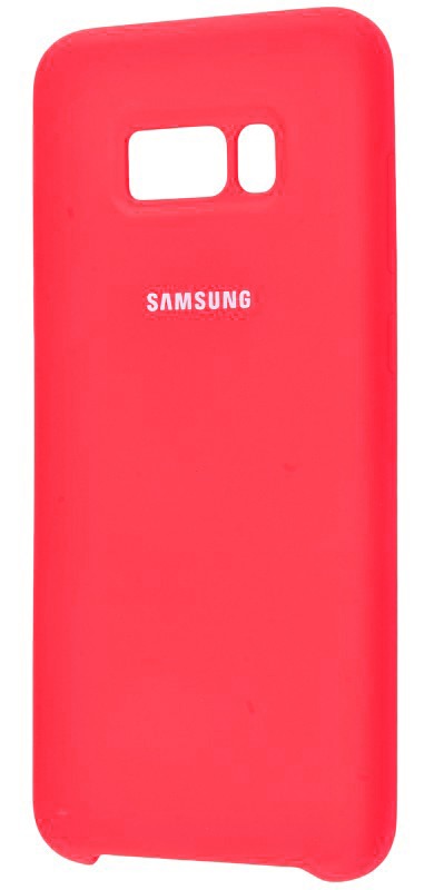 Силиконовая накладка Silicon Silky And Soft-Touch Finish для Samsung Galaxy S8 Красный