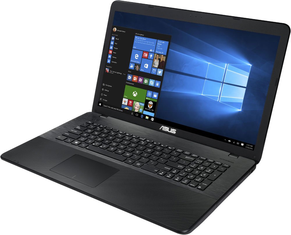 Ноутбук Asus X751SA-TY165T ( Intel Pentium N3710/4Gb/500Gb HDD/Intel HD Graphics/17,3"/1600x900/DVD-RW/Windows 10) Черный