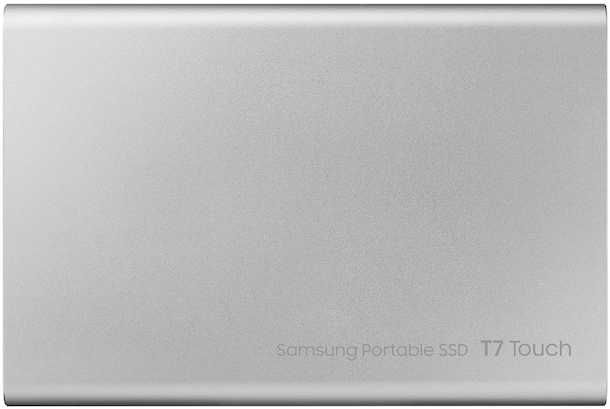 Внешний SSD Samsung Portable SSD T7 Touch 1Tb Silver (Серебристый)