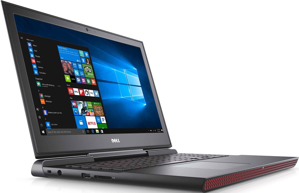 Ноутбук Dell Inspiron 7567 ( Intel Core i7 7700HQ/8Gb/1000Gb HDD/nVidia GeForce GTX 1050 Ti/15,6"/1920x1080/Нет/Linux) Черный