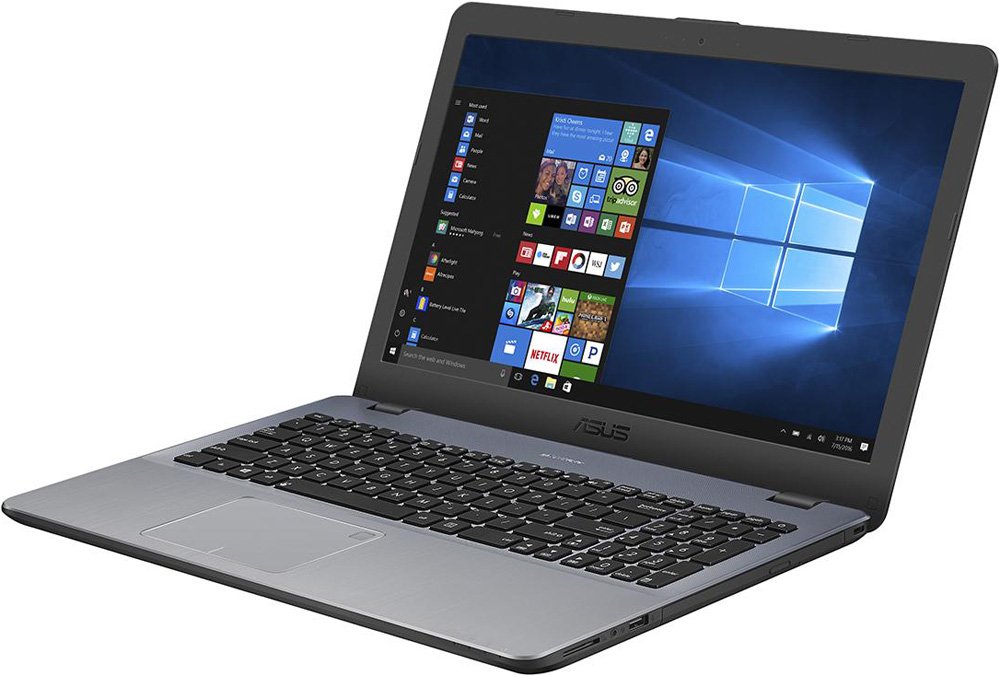 Ноутбук Asus VivoBook X542UQ-DM380 ( Intel Core i7 7500U/8Gb/1000Gb HDD/128Gb SSD/nVidia GeForce 940MX/15,6"/1920x1080/Нет/Endless) Темно-серый