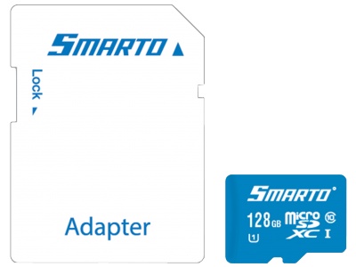  Smarto Micro SDXC 128GB Class 10 Переходник в комплекте